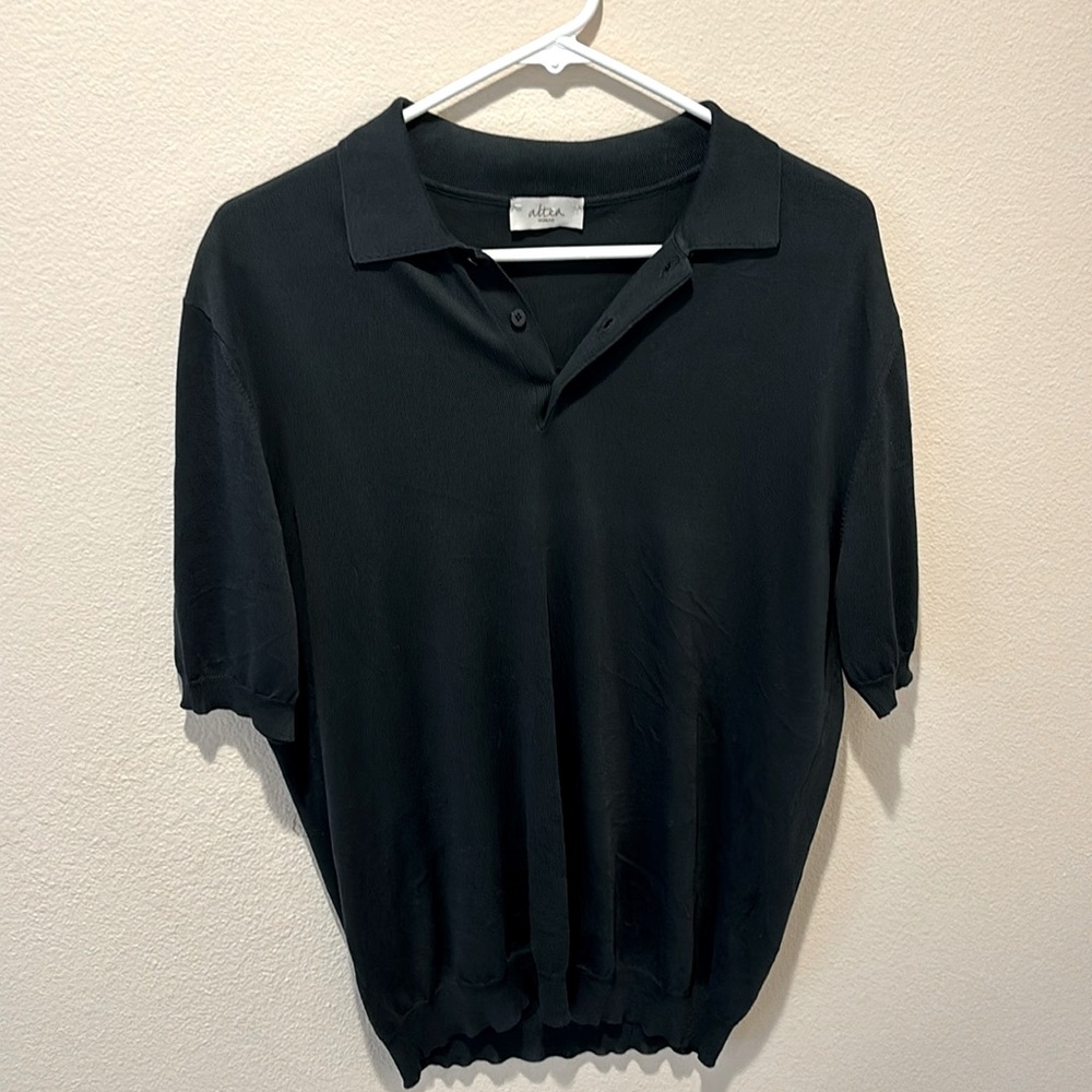 Altea thin pique cotton polo sz medium